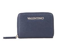 Valentino Monedero Zero Re Zip Around Wallet BLU Notte Azul Marino