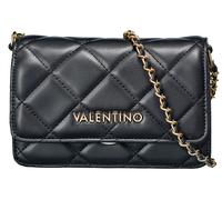 Valentino Ocarina Flap Bolso Crossbody Acolchado Con Diamantes De Firma En Negro