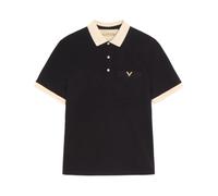 Valentino - Polo de Piqué de Algodón - Tops - Hombre - Negro - XL -