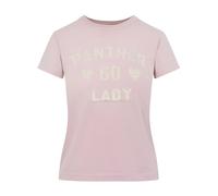 Valentino Garavani - Camiseta de algodón estampada - Tops - Mujer - Rosa - S -