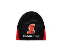 Valentino Rossi Bagnaia-Ducati Dual Line Beanie, Negro, Talla única para Hombre