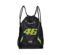 Valentino Rossi Bolsa de cuerdas VR46 WRT LINE, unisex, Negro, Talla única