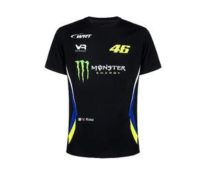 Valentino Rossi Camiseta VR46 WRT Line, Hombre, Negro, M