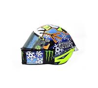 Valentino Rossi Casco Réplica en Miniatura 1:5 Mini Casco - VR46 MotoGP_Prueba de Invierno 2016, Unisex