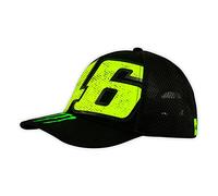 Valentino Rossi Gorra Con Visera Monster Energy,Hombre,One Size,Negro