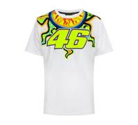 Valentino Rossi Sole Luna 46 Heritage - Camiseta para adulto, color blanco, blanco, Large
