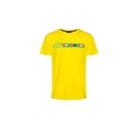 Valentino Rossi Vr46 Fan Camiseta, Amarillo, L Unisex Adulto