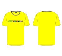 Valentino Rossi Vr46 Fan Camiseta, Amarillo, S Unisex Adulto