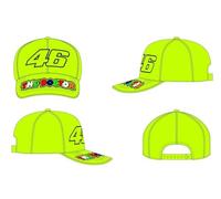 Valentino Rossi Vr46 Fan Sombrero, Fluo Yellow, Talla única para Hombre