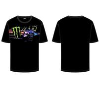 Valentino Rossi Vr46 Monster Dual Line Camiseta, Negro, M Unisex Adulto