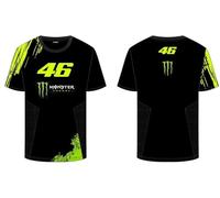 Valentino Rossi Vr46 Monster Dual Line Camiseta, Negro, XX-Large Unisex Adulto