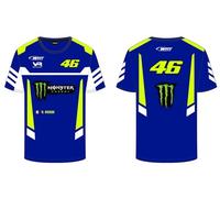 Valentino Rossi Vr46 Wrt Line Camiseta, Turquesa, M Unisex Adulto