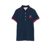 Valentino - Top Polo Azul Marino con Cerezas - Tops - Mujer - Azul - M -