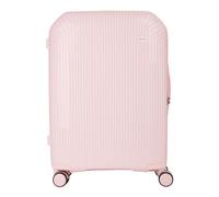 Valentino Trolley Wood Carry On Suitcase Cipria Rosa 78cm