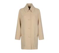 Valentino - Wool Drap Caban - Coats - Mujer - Beige - M -