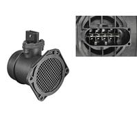 VALEO 253708 Medidor de la masa de aire Número de pines: 5 Tipo de enchufe: D SHAPE Sensor de temperatura de aire integrado: NO Tipo de montaje: BOSCH