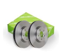 Valeo 2x Discos de Freno Aceitados 186551, Eje Delantero | Discos Ventilados, Calidad Valeo, Probados para Garantizar una Durabilidad y un Rendimiento Óptimos