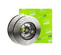 Valeo 2x Discos de Freno Aceitados 886194, Eje Delantero