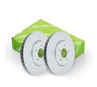 Valeo 2x Discos de Freno Revestidos 673449, Eje Delantero | Discos Ventilados, Calidad Valeo, Probados para Garantizar una Durabilidad y un Rendimiento Óptimos