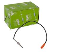 VALEO 368921 Sensor de temperatura del gas de escape Tecnología de sensores: PTC Longitud [mm]: Número de pines: 2 Tipo de conector: Oval Tamaño de rosca [mm]: M14*1.5 Color de la toma: Orange