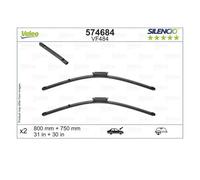 Valeo 574684 Escobilla Delant. para Citroën C4 Picasso I C4 Gran