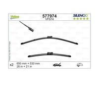 Valeo 577974 Escobilla Delant. para VW Atlas Porsche Cayenne Land Rover Tesla