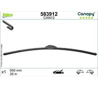 Valeo Escobilla limpiaparabrisas 583912 hoja plana 650 mm para NISSAN