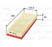 VALEO 585190 Filtro de aire adecuado para MERCEDES-BENZ Clase C T-modell (S204)