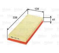 VALEO 585216 Filtro de aire para VW GOLF II (19E, 1G1) GOLF I (17) KAEFER