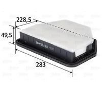 VALEO Filtro de aire compatible con OPEL VAUXHALL CHEVROLET 585464