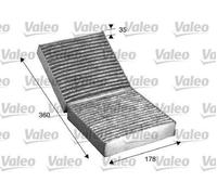 VALEO 715508 Filtro de habitáculo adecuado para MERCEDES-BENZ SLK (R171) Filtro