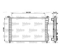 Valeo 732812 Radiador, refrigeración del motor