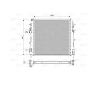 Valeo 734922 Enfriador Motor para Renault Kangoo KC0/1 Kangoo Express FC0/1