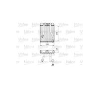 VALEO-811532-Radiador de calefacción-Sistema de Clmatización Valeo - Radiador de Calefacción elevadas prestaciones -