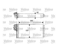 VALEO-812212-Radiador de calefacción-Sistema de Clmatización Valeo - Radiador de Calefacción elevadas prestaciones -