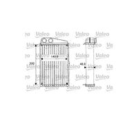 Calefactor 812247 VALEO para RENAULT MEGANE II Station Wagon MEGANE II SCÉNIC II
