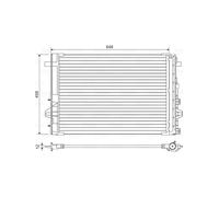 VALEO-814035-Condensador, aire acondicionado-Sistema de Clmatización Valeo - Condensadores elevadas prestaciones -