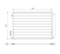 VALEO-814155-Condensador, aire acondicionado-Sistema de Clmatización Valeo - Condensadores elevadas prestaciones -