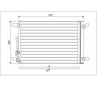 VALEO 814301 Condensador aire acondicionado para VW Passat B8 Variant (3G5, CB5)