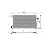 VALEO-814485-Condensador, aire acondicionado-Sistema de Clmatización Valeo - Condensadores elevadas prestaciones -