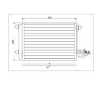 Valeo 817777 Condensador Del Aire Acondicionado para Audi A3 Seat Altea Skoda