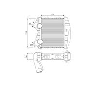 VALEO-818366-Radiador de aire de admisión-Sistemas térmicos VALEO - Radiador de aire de admisión de alto rendimiento -
