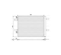 VALEO-822564-Condensador, aire acondicionado-Sistema de Clmatización Valeo - Condensadores elevadas prestaciones -