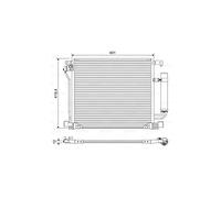 VALEO-822587-Condensador, aire acondicionado-Sistema de Clmatización Valeo - Condensadores elevadas prestaciones -