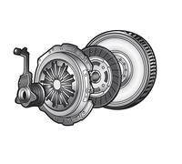 VALEO-845055-Kit de embrague-Cover Diámetro Externo: 240, Con tapa: YES, Con disco: YES, Presencia Del Volante: RIGID FLYWHEEL