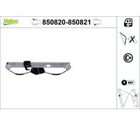 VALEO 850820 eléctrico Elevalunas para BMW X3 (E83)