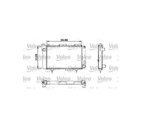 Valeo Radiador de refrigeración del motor 883463