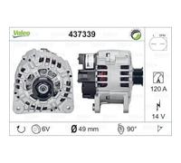 VALEO Alternador 120A 14V para Seat Ibiza II Golf IV Variant