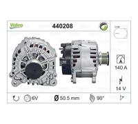 VALEO Alternador 140A 14V para Audi A4 Allroad A5 Cabriolet