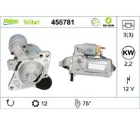 VALEO Alternador arrancador para OPEL: Movano & RENAULT: Master, Espace, Laguna, Latitude, Alaskan, Koleos (Ref: 458781)